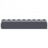 Obrzeża trawnikowe 10 pcs Antracyt 103 x 0,05 x 22 cm Stal