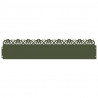 Obrzeża trawnikowe 10 pcs Zielony oliwkowy 103 x 0,05 x 22 cm