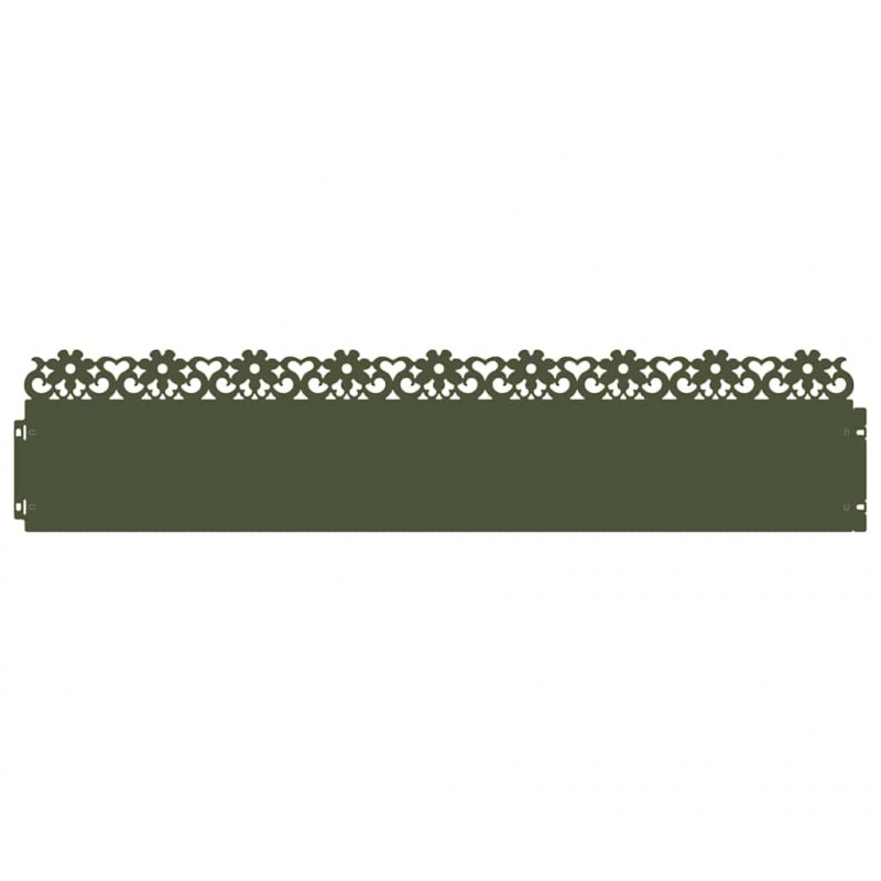 Obrzeża trawnikowe 30 pcs Zielony oliwkowy 103 x 0,05 x 22 cm