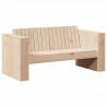 Sofa Ogrodowa Naturalny 134 x 60 x 62 cm Lite drewno sosnowe