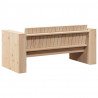 Sofa Ogrodowa Naturalny 134 x 60 x 62 cm Lite drewno sosnowe