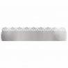 Obrzeża trawnikowe 30 pcs Srebrny 103 x 0,05 x 22 cm