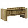 Sofa Ogrodowa Zielony 134 x 60 x 62 cm Lite drewno sosnowe