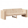 Sofa Ogrodowa Naturalny 185,5 x 60 x 62 cm Lite drewno sosnowe