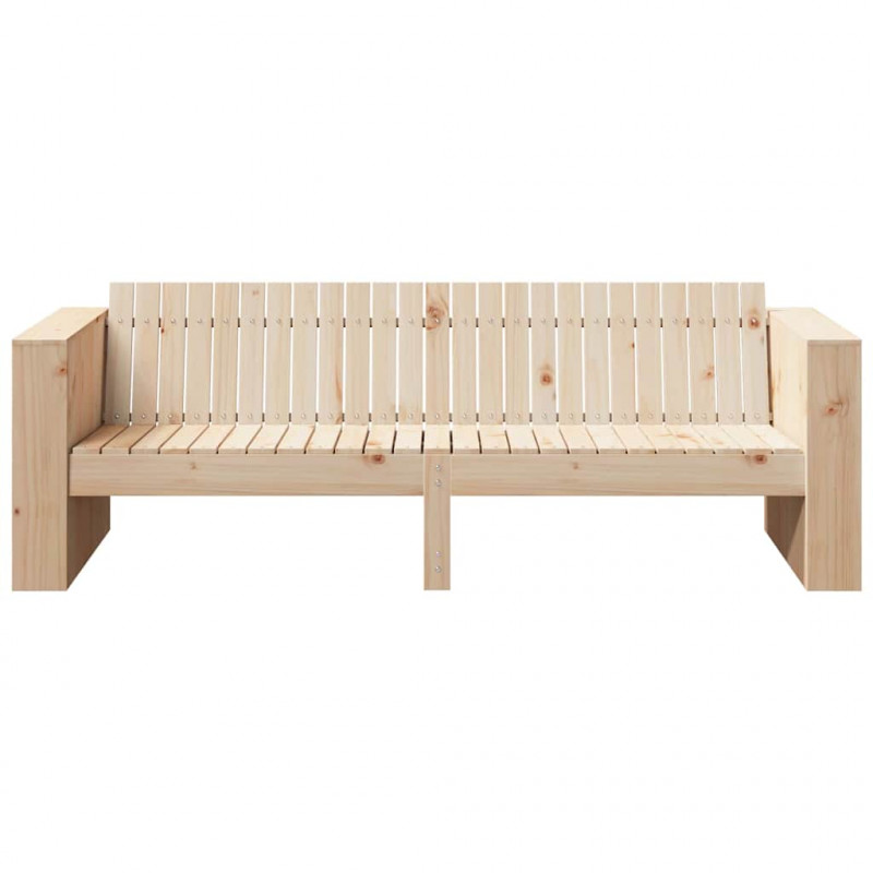 Sofa Ogrodowa Naturalny 185,5 x 60 x 62 cm Lite drewno sosnowe