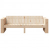 Sofa Ogrodowa Naturalny 185,5 x 60 x 62 cm Lite drewno sosnowe