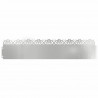 Obrzeża trawnikowe 30 pcs Srebrny 103 x 0,05 x 22 cm