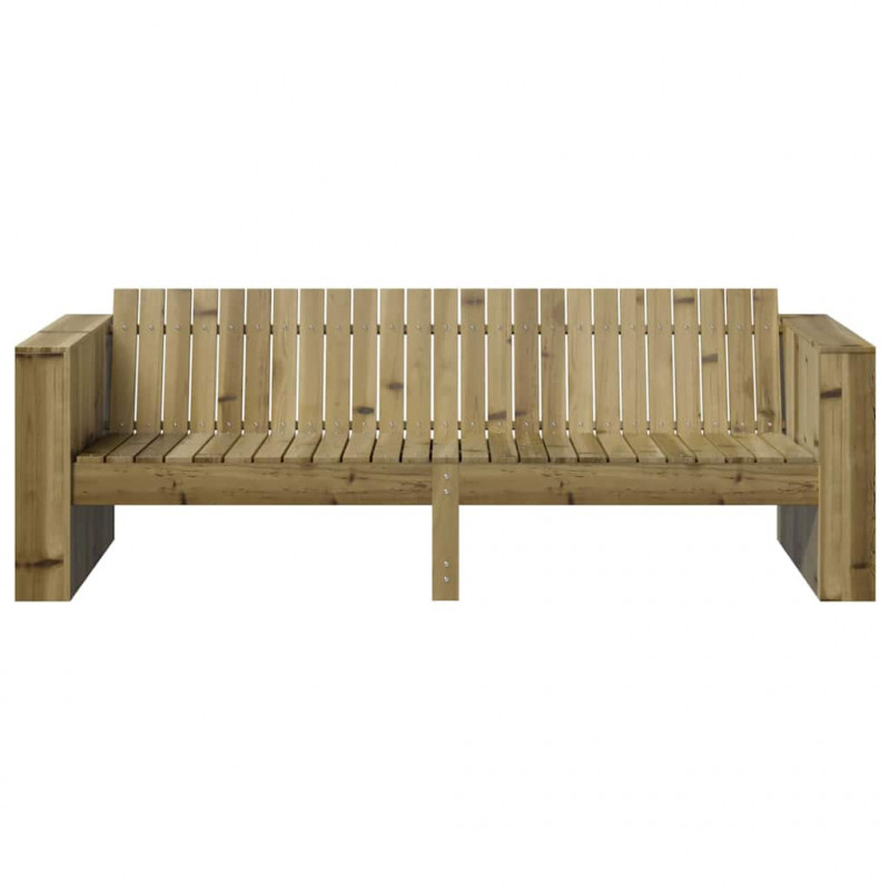 Sofa Ogrodowa Brązowy 185,5 x 60 x 62 cm Lite drewno sosnowe