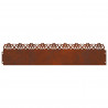Obrzeża trawnikowe 30 pcs Rdzawy 103 x 0,05 x 22 cm
