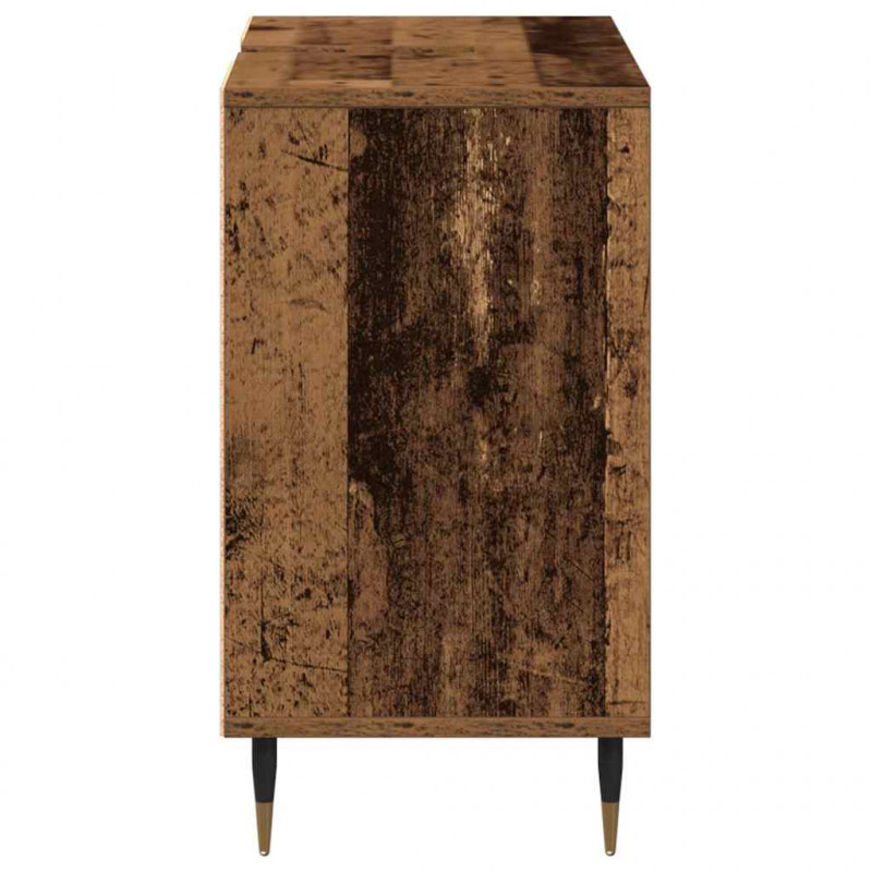 Szafka Łazienkowa z półką Stare drewno 80 x 33 x 60 cm