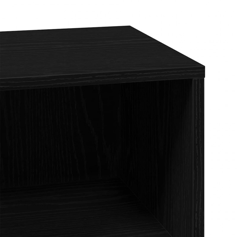 Szafka Łazienkowa z półką z drzwiami Czarny 80 x 33 x 60 cm