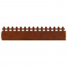 Obrzeża trawnikowe 10 pcs Rdzawy 103 x 0,05 x 22 cm