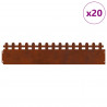 Obrzeża trawnikowe 20 pcs Rdzawy 103 x 0,05 x 22 cm