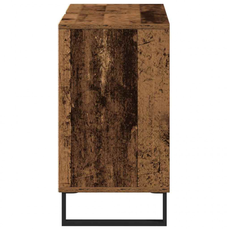 Szafka Łazienkowa z półką Stare drewno 80 x 33 x 60 cm
