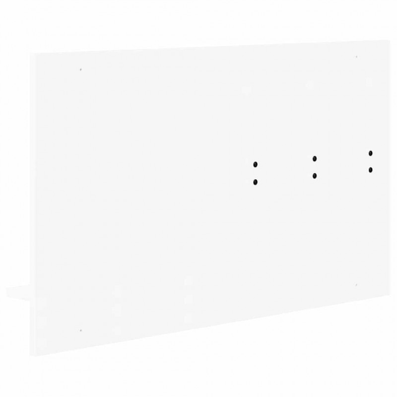 Wieszak na płaszcze montowany na ścianie Biały 90 x 10 x 50 cm
