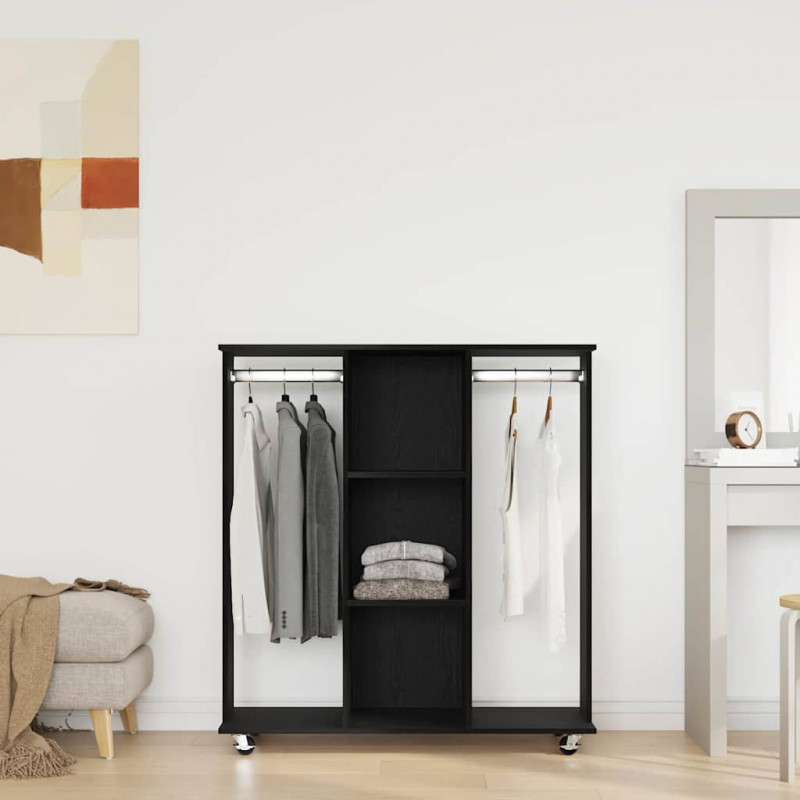 Garderoba Czarny dąb 102 x 38 x 110 cm Materiał drewnopochodny