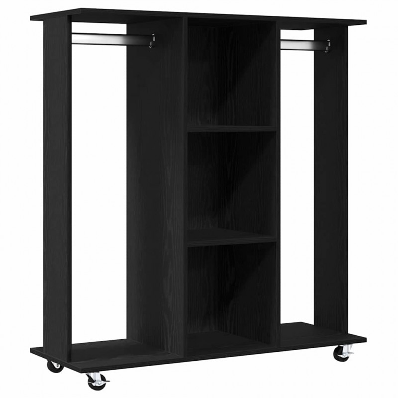 Garderoba Czarny dąb 102 x 38 x 110 cm Materiał drewnopochodny