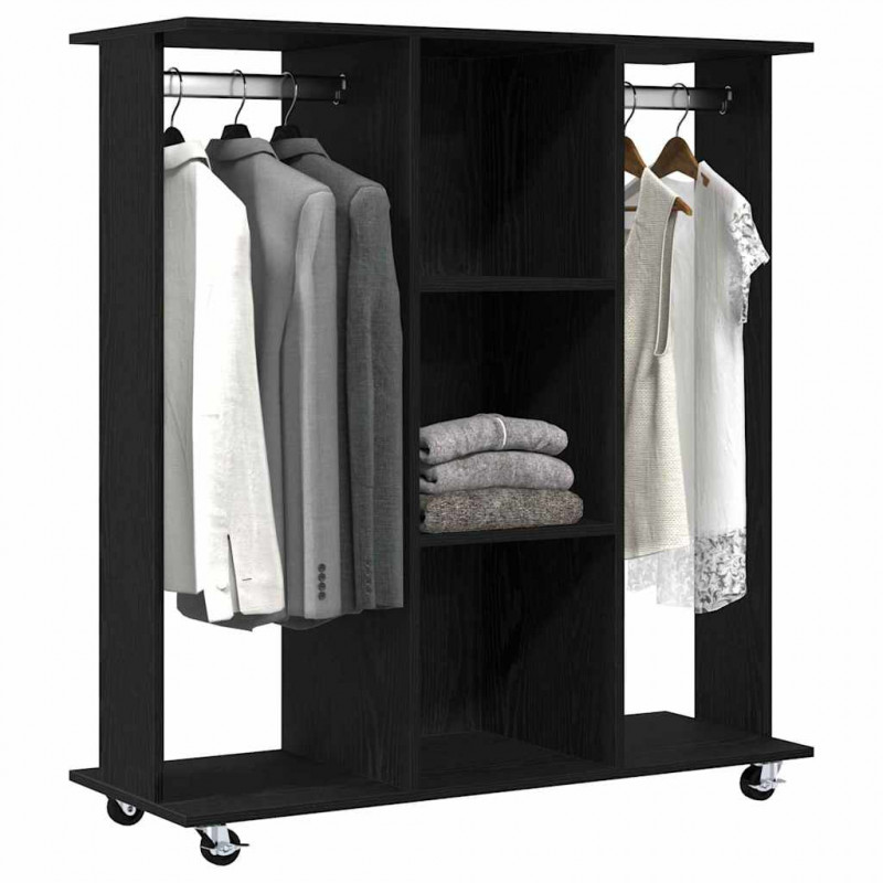 Garderoba Czarny dąb 102 x 38 x 110 cm Materiał drewnopochodny