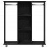 Garderoba Czarny dąb 102 x 38 x 110 cm Materiał drewnopochodny