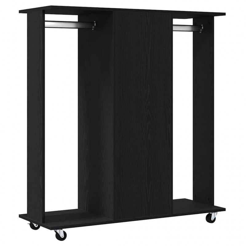 Garderoba Czarny dąb 102 x 38 x 110 cm Materiał drewnopochodny