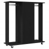 Garderoba Czarny dąb 102 x 38 x 110 cm Materiał drewnopochodny