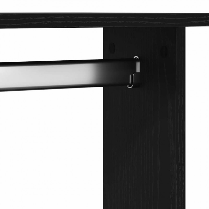 Garderoba Czarny dąb 102 x 38 x 110 cm Materiał drewnopochodny