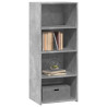 Wysoka szafka, szarość betonu, 50x41x124 cm