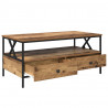 Stolik kawowy with Drawer Stare drewno 100 x 51 x 45 cm