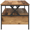 Stolik kawowy with Drawer Stare drewno 100 x 51 x 45 cm