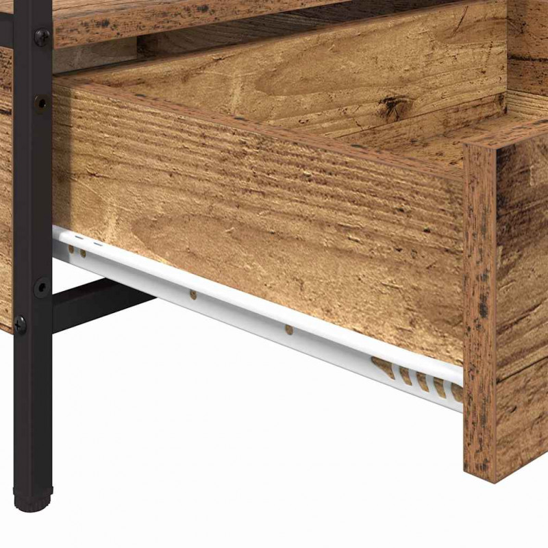 Stolik kawowy with Drawer Stare drewno 100 x 51 x 45 cm