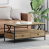 Stolik kawowy with Drawer dąb artisan 100 x 51 x 45 cm