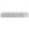 Obrzeża trawnikowe 10 pcs Srebrny 103 x 0,05 x 22 cm