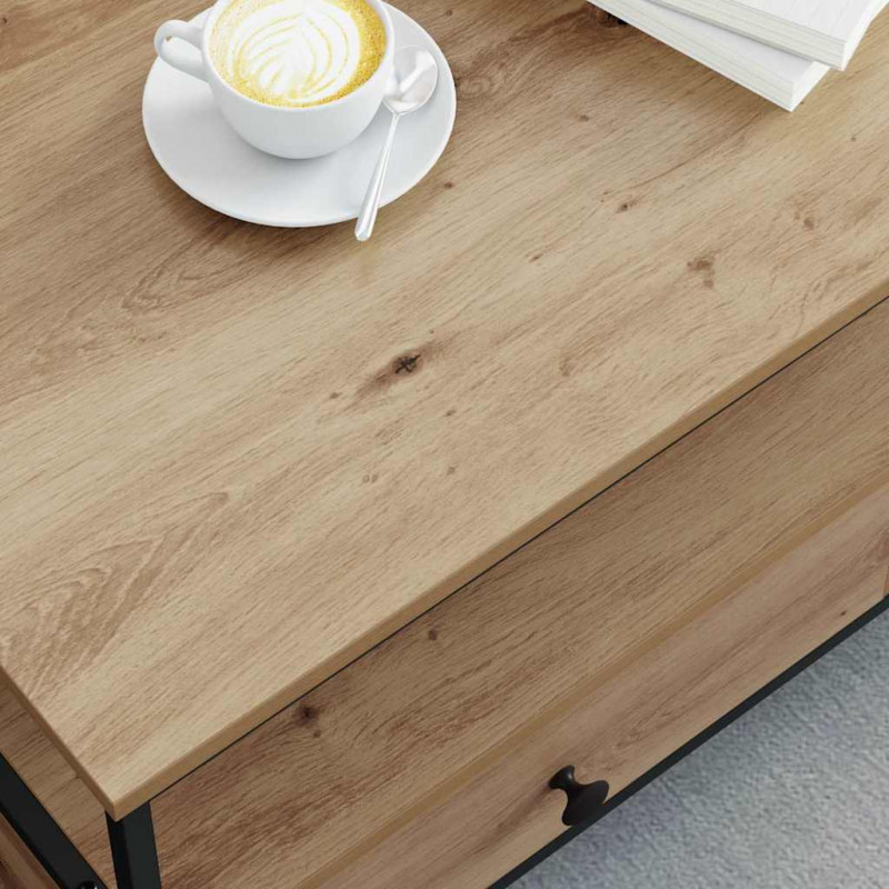 Stolik kawowy with Drawer dąb artisan 100 x 51 x 45 cm