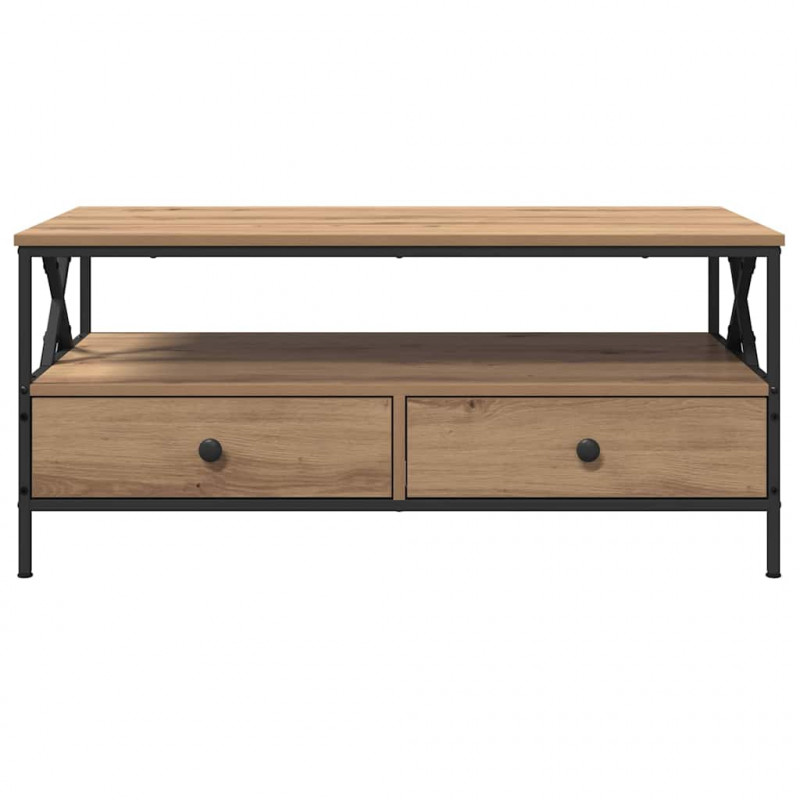 Stolik kawowy with Drawer dąb artisan 100 x 51 x 45 cm