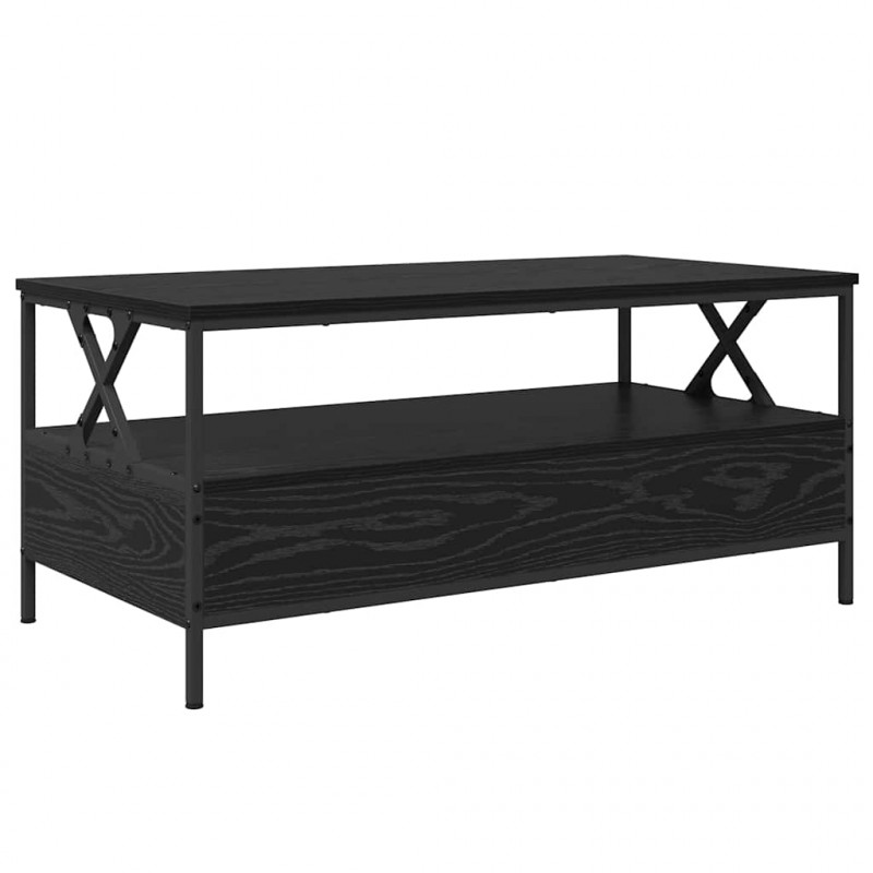 Stolik kawowy with Drawer Czarny dąb 100 x 51 x 45 cm