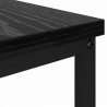 Stolik kawowy with Drawer Czarny dąb 100 x 51 x 45 cm