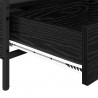 Stolik kawowy with Drawer Czarny dąb 100 x 51 x 45 cm