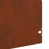 Obrzeża trawnikowe 20 pcs Rdzawy 103 x 0,05 x 22 cm