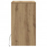 LED Stolik nocny z szufladą dąb artisan 38 x 34 x 61 cm