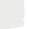 Obrzeża trawnikowe 20 pcs Biały 103 x 0,05 x 22 cm Stal