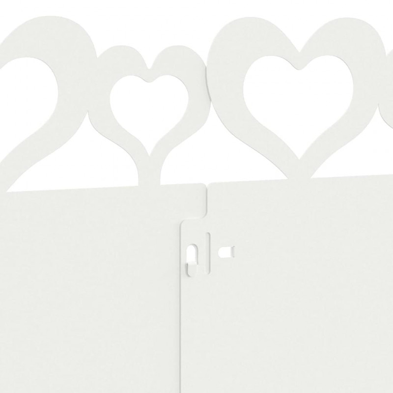 Obrzeża trawnikowe 30 pcs Biały 103 x 0,05 x 22 cm Stal