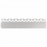 Obrzeża trawnikowe 30 pcs Srebrny 103 x 0,05 x 22 cm