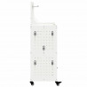 Wózek narzędziowy Biały 65 x 35 x 111 cm Stal zimnogięta
