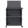 Wózek narzędziowy Antracyt 65 x 35 x 111 cm Stal zimnogięta