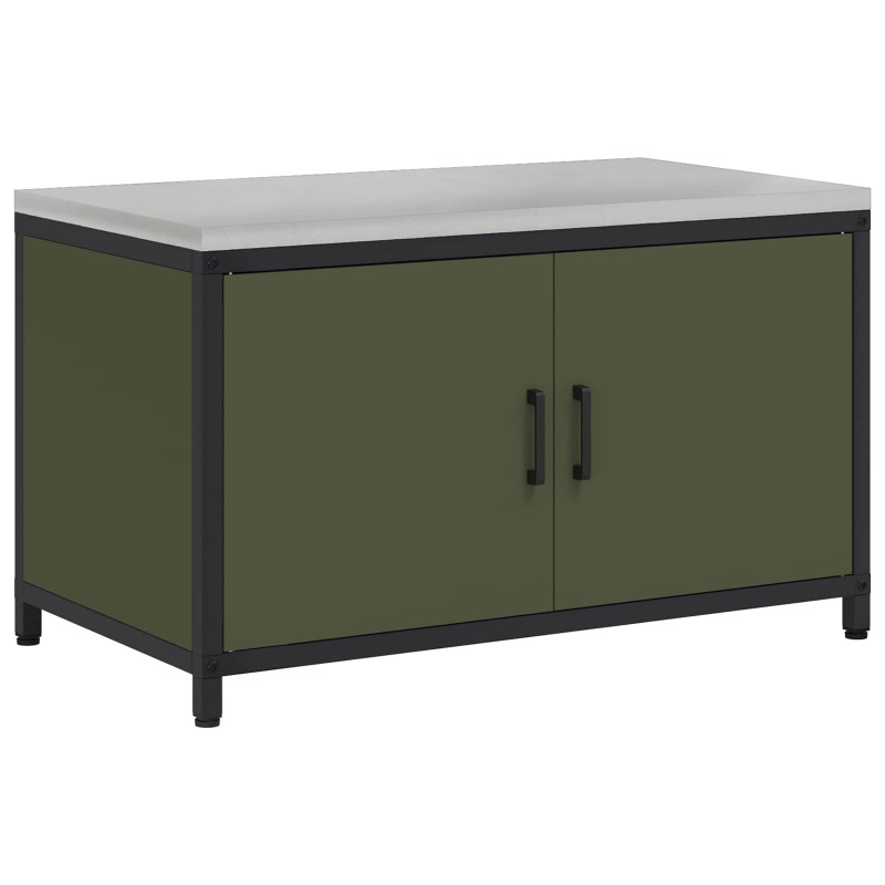 Przechowywanie w kuchni Zielony oliwkowy 60 x 50 x 92 cm Stal