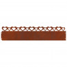 Obrzeża trawnikowe 10 pcs Rdzawy 103 x 0,05 x 22 cm