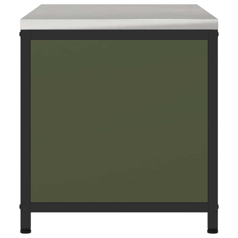 Przechowywanie w kuchni Zielony oliwkowy 60 x 50 x 92 cm Stal