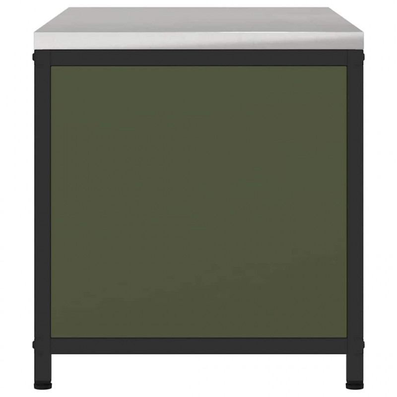 Przechowywanie w kuchni Zielony oliwkowy 60 x 50 x 92 cm Stal