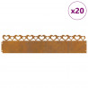 Obrzeża trawnikowe 20 pcs Rdzawy 103 x 0,05 x 22 cm