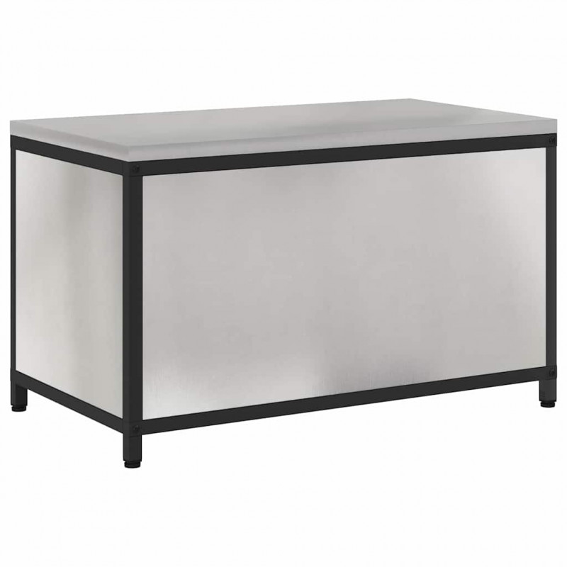 Przechowywanie w kuchni z półką Srebrny 60 x 50 x 92 cm Stal